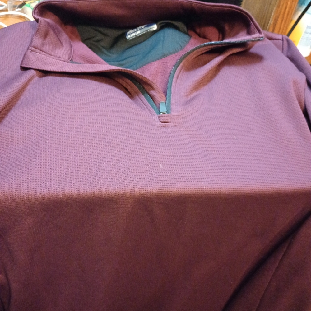 PGA Tour Men's Maroon Quarter-Zip Pullover BenHogen Burgundy XL